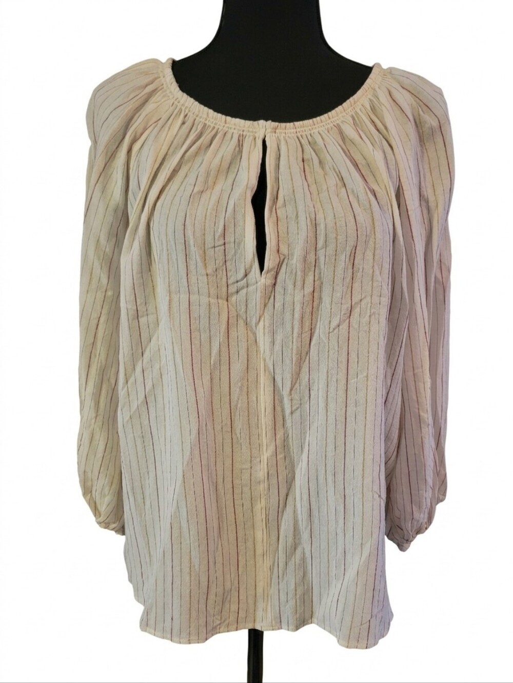 Massimo Dutti blouse size 8 in stripes